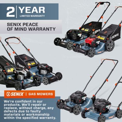 Image showing 9 th Senix 20 in. 144cc 4-Cycle Gas Push Lawn Mower with Side Discharge