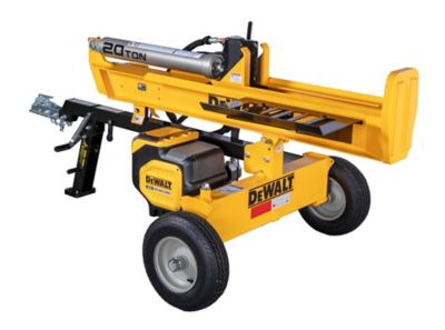 DEWALT 20-Ton 60 V Flexvolt Max Cordless Battery Powered Log Splitter Kit with Flexvolt 4 Ah Battery and Charger