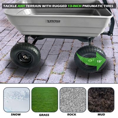 Image showing 6 th Yard Commander 6 cu. ft. 1,000 lb. Capacity Poly Dump Cart