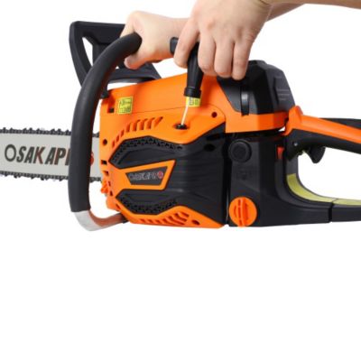 Image showing  62CC Gas Powered Chainsaw, 2-Cycle, with 18 in. and 20 in. Guide Bar and Chain