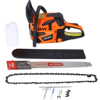 Osakapro 20 in. Gasoline Chainsaw, 52cc 2-cycle, Oregon Bar