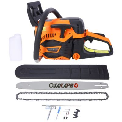 Osakapro 62CC Gas Powered Chainsaw, 20 in. 2-Cycle