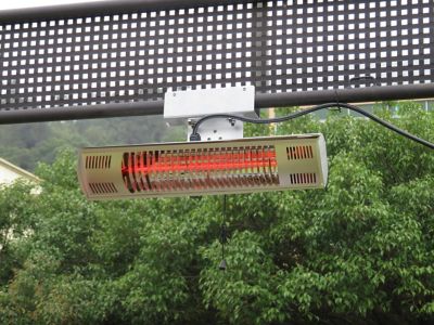 Image showing  1500W Infrared Electric Outdoor Wall Mounted Heater