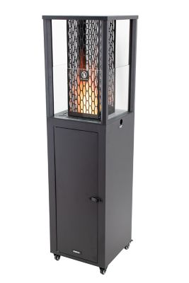 EnerG 58,500 BTU Outdoor Wood Pellet Patio Heater with Fan