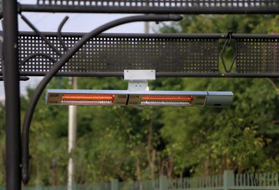 Image showing  240V 3000W Infrared Electric Outdoor Wall Mounted Heater with Remote