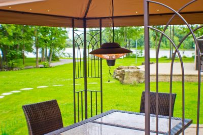 Image showing  5100 BTU 1500W Infrared Electric Outdoor Heater - Hanging