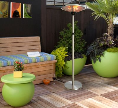 Image showing  5100 BTU 1500W Infrared Electric Freestanding Outdoor Heater