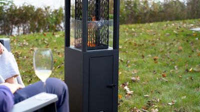 Image showing  23,400 BTU Outdoor Wood Pellet Patio Heater