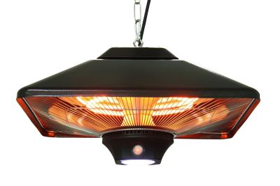 EnerG 1500W Infrared Electric Hanging Outdoor Heater - Black