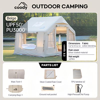 Image showing  8.0 Inflatable Tent for Camping
