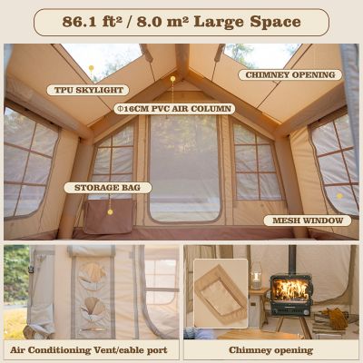 Image showing  8.0 Inflatable Tent for Camping