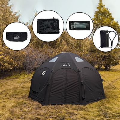 Image showing  Coody Dome Inflatable Tents, Black