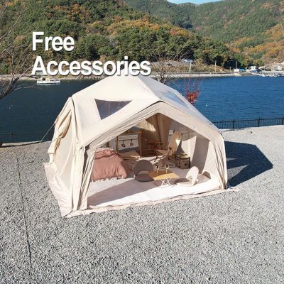 Image showing  Coody Hub Station Inflatable Tents, Beige