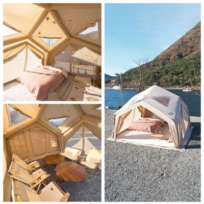 Image showing  Coody Hub Station Inflatable Tents, Beige