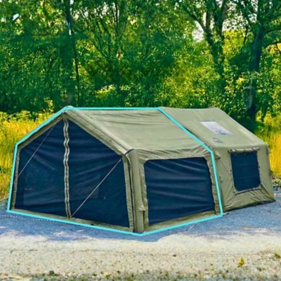 COODY Coody Inflatable Canopy 3.2 Air Tarp Connected with Coody Tents, Green