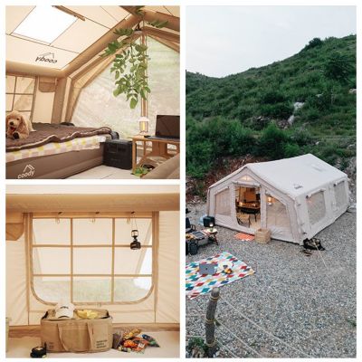 Image showing  13.6 Inflatable Tent House, Beige