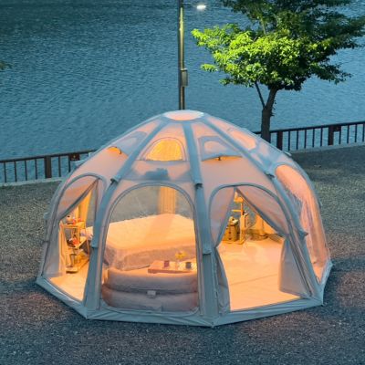 Image showing  Coody Dome Inflatable Tents, Beige