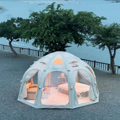 Image showing  Coody Dome Inflatable Tents, Beige