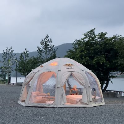 Image showing  Coody Dome Inflatable Tents, Beige