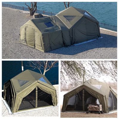 Image showing  Coody Hub Station Inflatable Tents, Green