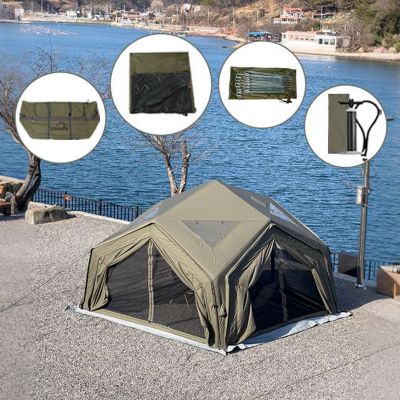 Image showing  Coody Hub Station Inflatable Tents, Green