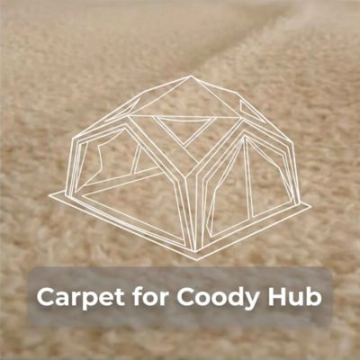 COODY Coody Carpet for Coody Hub Station Tent, Green