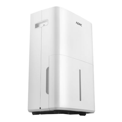 Image showing 8 th Aeric 50-Pint Portable Dehumidifier with Pump & Drain for Rooms up to 4,500 sq. ft. in White