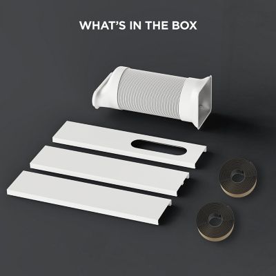 Image showing 31 th TCL 10,000 BTU (DOE) Smart Portable Air Conditioner Cools 450 sq. ft. with Dehumidifier, Remote & Wi-Fi in White