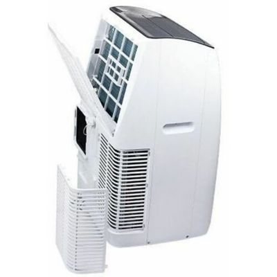Image showing 14 th TCL 8,000 BTU (DOE) Smart Portable Air Conditioner Cools 350 sq. ft. with Dehumidifier, Remote & Wi-Fi in White