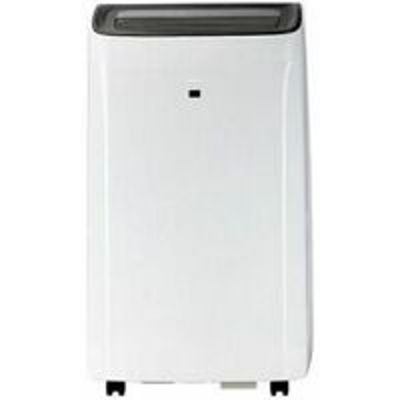 Image showing 18 th TCL 8,000 BTU (DOE) Smart Portable Air Conditioner Cools 350 sq. ft. with Dehumidifier, Remote & Wi-Fi in White