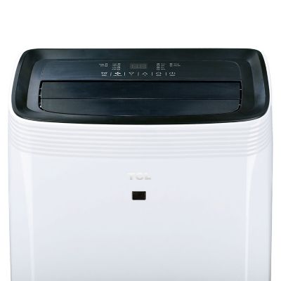 Image showing 33 th TCL 8,000 BTU (DOE) Smart Portable Air Conditioner Cools 350 sq. ft. with Dehumidifier, Remote & Wi-Fi in White