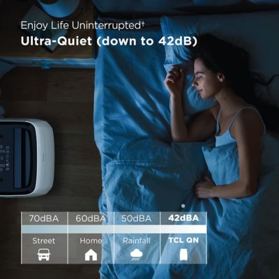 Image showing  Q-Series 10,000 BTU (DOE) Inverter Portable Air Conditioner Cools 450 sq. ft. with Remote & Wi-Fi in White