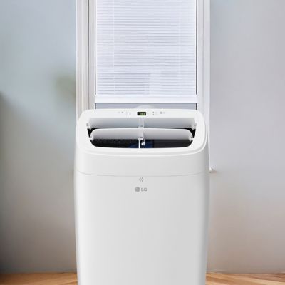Image showing 8 th LG 7,300 BTU (DOE) 115V Portable Air Conditioner Cools 300 sq. ft. with Dehumidifier, Remote and Wi-Fi Enabled