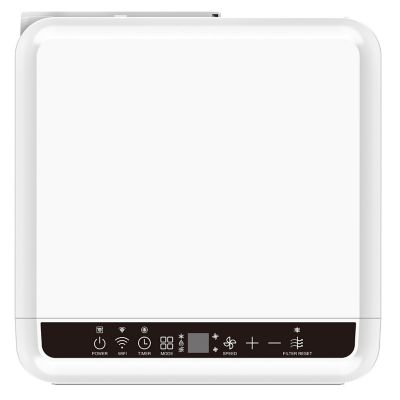 Image showing 8 th Aeric 5,000 BTU (DOE) 115 V Portable Air Conditioner Cools 400 sq. ft. with Wi-Fi, Dehum & Remote, Matte White