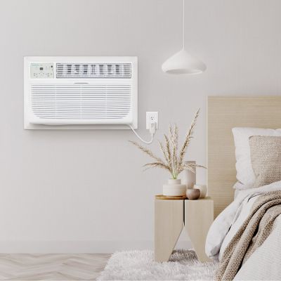 Image showing 9 th Keystone 10,000 BTU 115V Through-the-Wall Air Conditioner Cools 450 sq. ft. with Remote