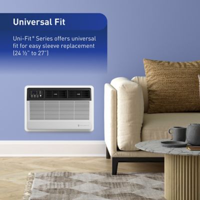 Image showing  Uni-Fit 14,000 BTU 230V Through the Wall Air Conditioner Cools 700 sq. ft. with Remote and Wi-Fi Enabled