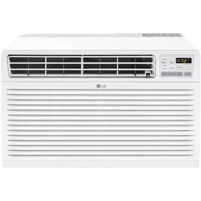 LG 14,000 BTU 230V Through-the-Wall Air Conditioner Cools 700 sq. ft. with Remote