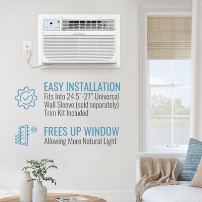 Image showing  12,000 BTU 230V Through-the-Wall Air Conditioner Cools 550 sq. ft. with Remote