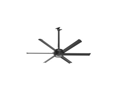Big Ass Fans E-Series 7 ft. Diameter Industrial HVLS Ceiling Fan, Indoor/Covered Outdoor, Stealth Black