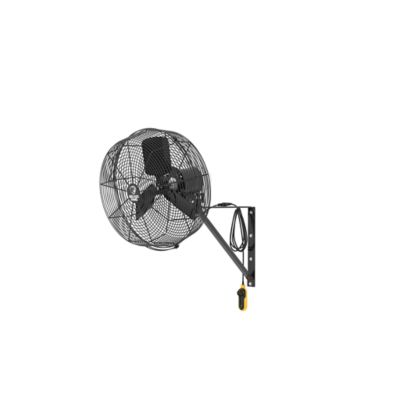 Big Ass Fans AirEye 20 in. Directional Wall Mounted Fan, Motion-Detecting Variable Fan Speed Controls, Stealth Black