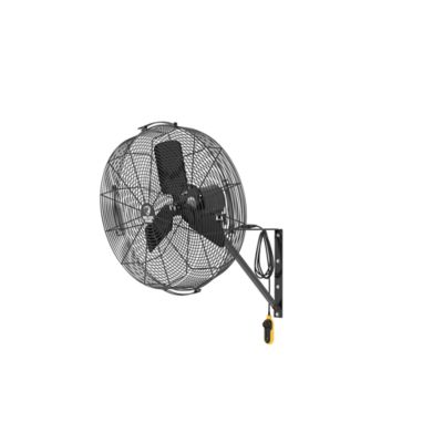 Big Ass Fans AirEye 24 in. Directional Wall Mounted Fan, Motion-Detecting Variable Fan Speed Controls, Stealth Black