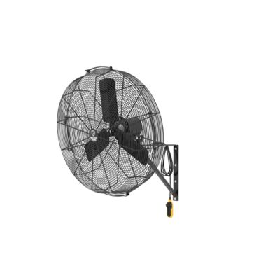 Big Ass Fans AirEye 30 in. Directional Wall Mounted Fan, Motion-Detecting Variable Fan Speed Controls, Stealth Black