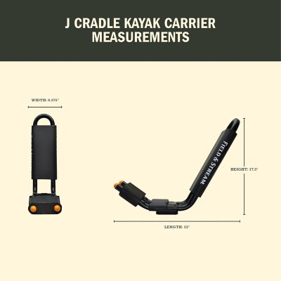 Image showing 7 th Field & Stream J-Style Kayak Cradle Carrier