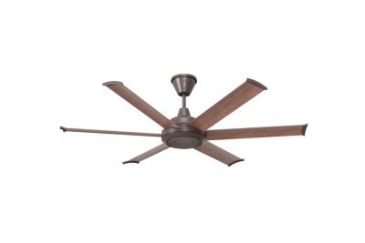Big Ass Fans Bison Smart Indoor/Outdoor Ceiling Fan, Universal Mount, Remote + Phone App