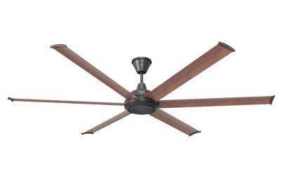 Big Ass Fans Bison Smart Indoor/Outdoor Ceiling Fan, Universal Mount, Remote + Phone App