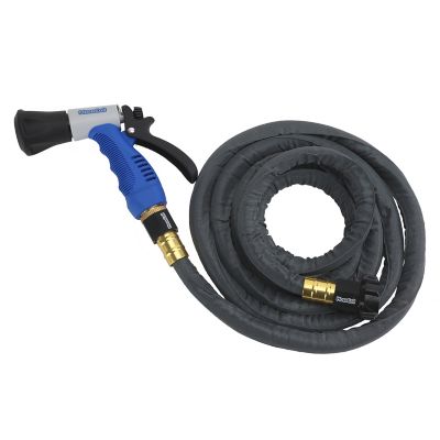 HoseCoil Stainless Steel PRO 10 ft. Hose Kit with Boat Bumper Nozzle
