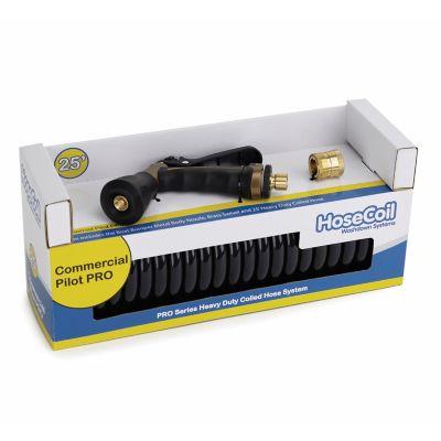 Image showing  Commercial Pilot PRO 25 ft. Hose Kit with Boat Bumper Metal Body Nozzle