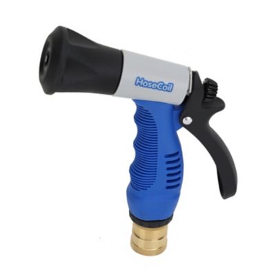 HoseCoil Boat Bumper Nozzle Kit with Brass Swivel and Quick Release