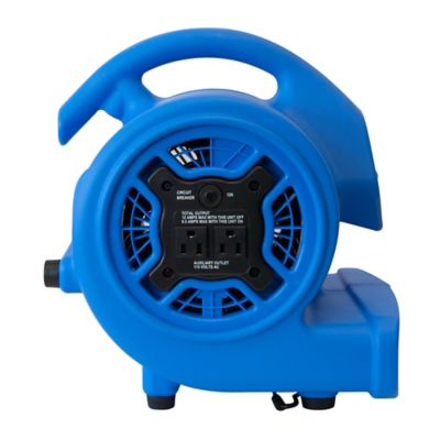 Image showing 7 th XPOWER 3-Speed Compact Air Mover with Power Outlets