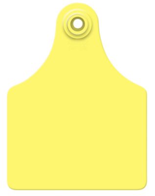 Allflex Large Calf Blank Ear Tags Yellow, 25 pk.